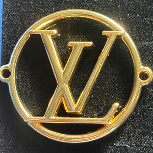 Louis Vuitton Gold Emblem Charm